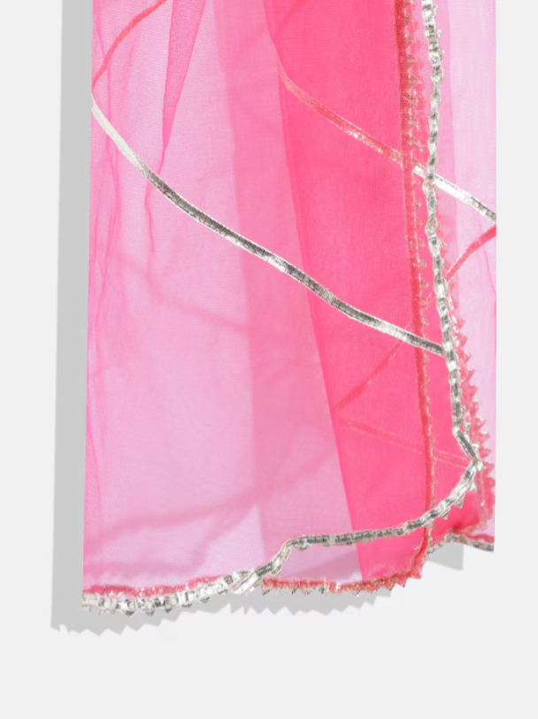 Pink & Magenta Lehenga choli with Dupatta